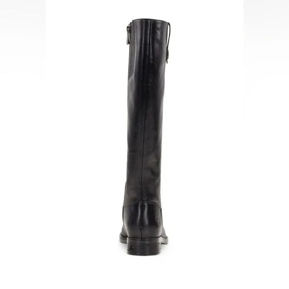 New Patricia Nash Black Leather Cavallo Lace-up Knee High Riding Boot, 7.5 - Picture 6 of 11